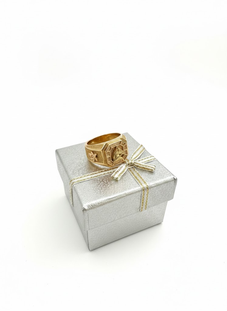 Majestic Stallion Gold Signet Ring