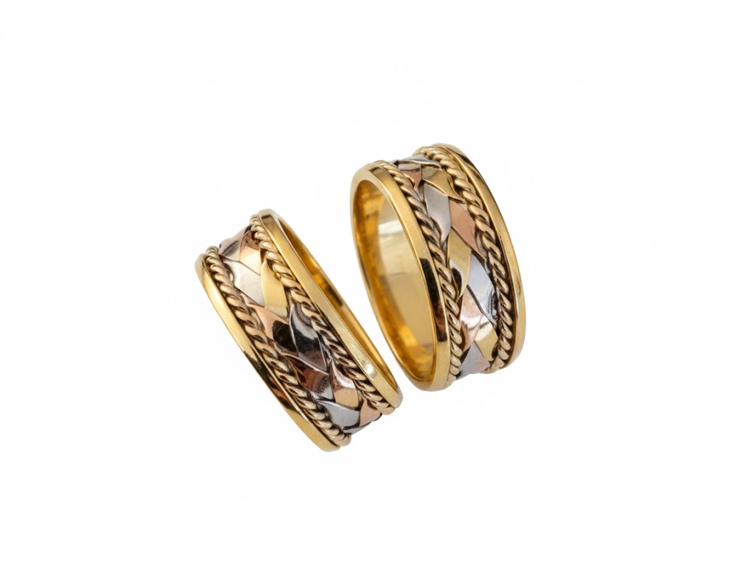 Braided Tri-Color Bands