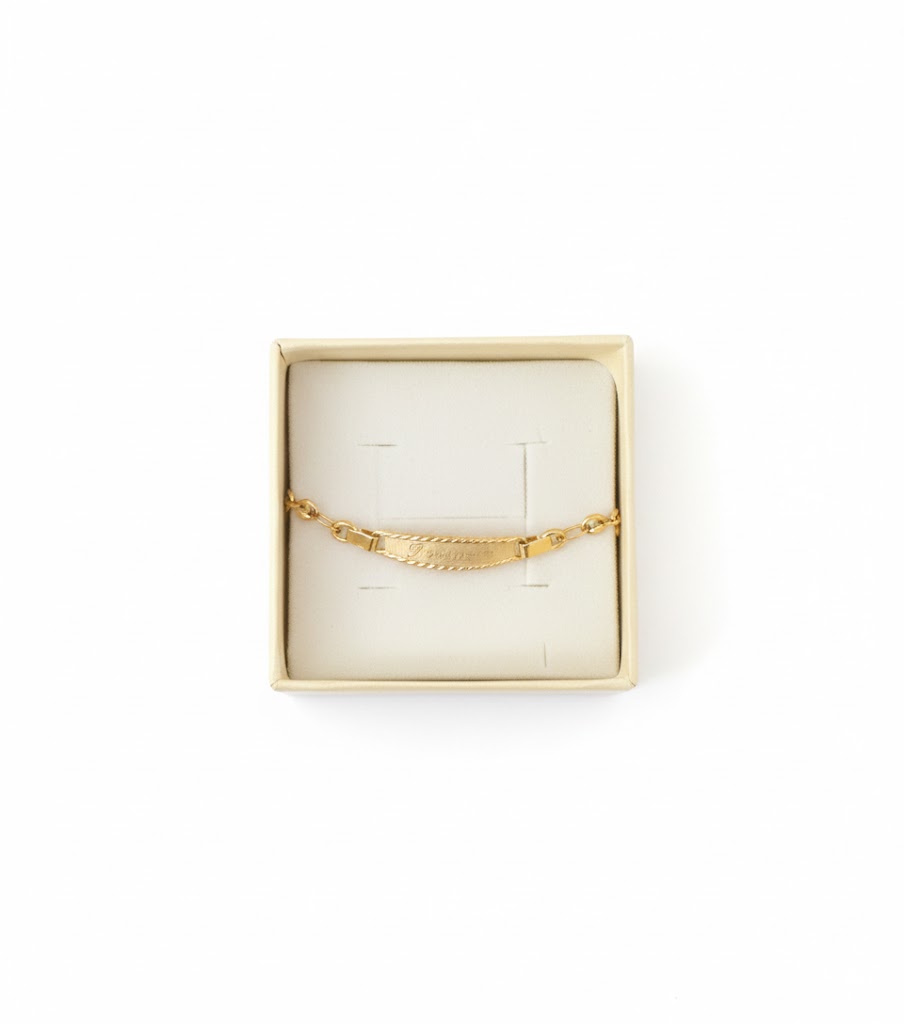 Classic 18K Gold ID Bracelet