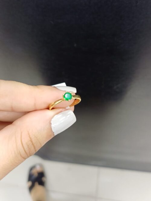 Ring with emerald - Image 2