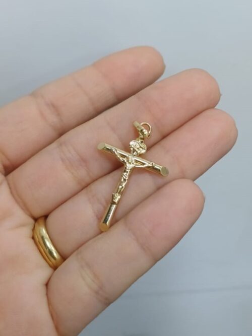 Gold Crucifix Pendant